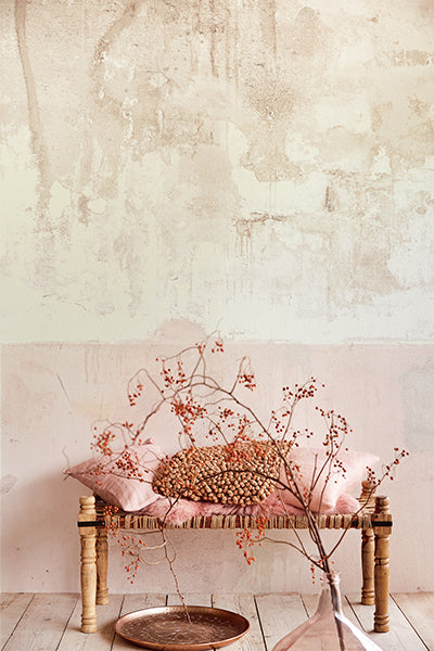 media image for Pale Pink Weathered Wall Mural by Eijffinger for Brewster Home Fashions 211