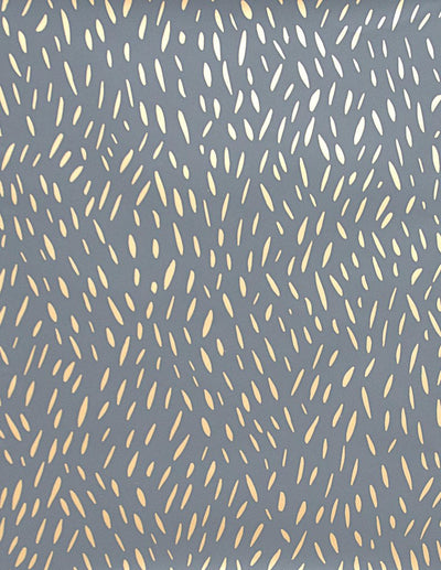 product image for Palea Wallpaper in Gold on Charcoal design by Thatcher Studio 24