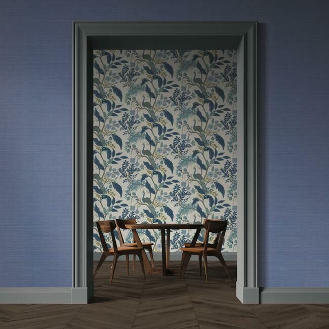 media image for Palette Wallpaper in Blue from the Rifle Paper Co. Collection by York Wallcoverings 273