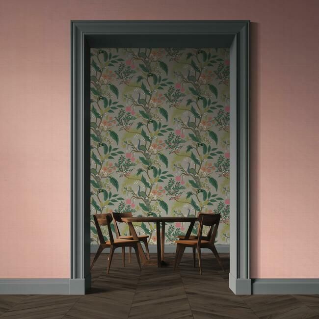 media image for Palette Wallpaper in Light Pink from the Rifle Paper Co. Collection by York Wallcoverings 257