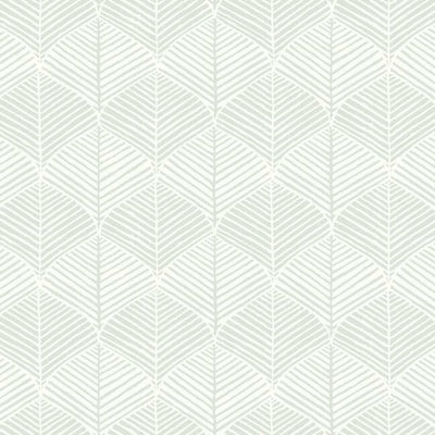 product image of sample palm thatch wallpaper in grey and white from the silhouettes collection by york wallcoverings 1 553