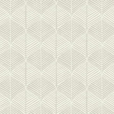 product image of Palm Thatch Wallpaper in Grey from the Silhouettes Collection by York Wallcoverings 559