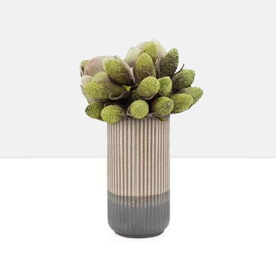 product image of palma layered glaze ceramic 9 vase in creme design by torre tagus 1 574