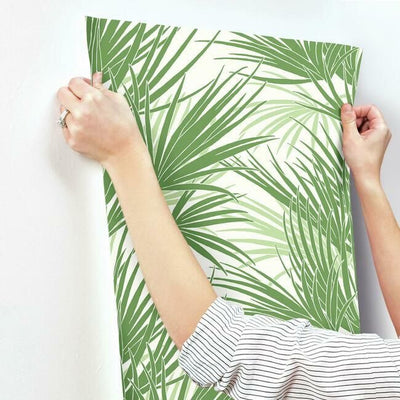 product image for Palmetto Wallpaper in Green from the Silhouettes Collection by York Wallcoverings 82