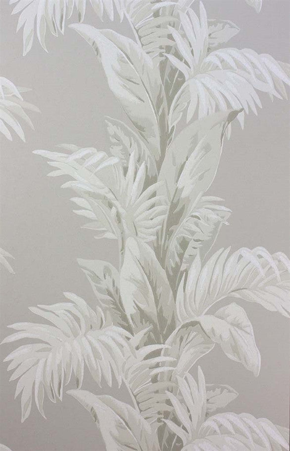 media image for Palmetto Wallpaper in Grey and Ivory by Nina Campbell for Osborne & Little 225