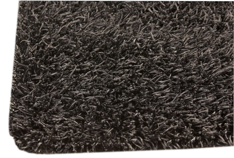 media image for Palo Collection Hand Woven Polyester Area Rug in Black design by Mat the Basics 293