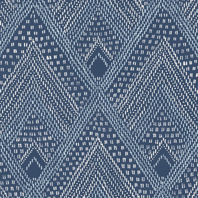 product image of Panama Boho Diamonds Wallpaper in Coastal Blue from the Boho Rhapsody Collection by Seabrook Wallcoverings 548