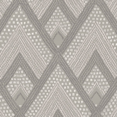 product image of Panama Boho Diamonds Wallpaper in Cove Grey from the Boho Rhapsody Collection by Seabrook Wallcoverings 50