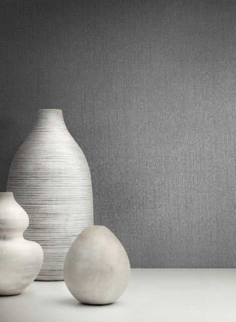 media image for Panama Weave Wallpaper in Grey from the Moderne Collection by Stacy Garcia for York Wallcoverings 257