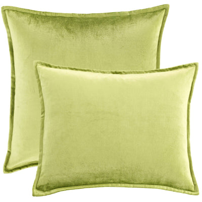 product image of panne velvet chartreuse decorative pillow by annie selke pc3340 pil16kit 1 530