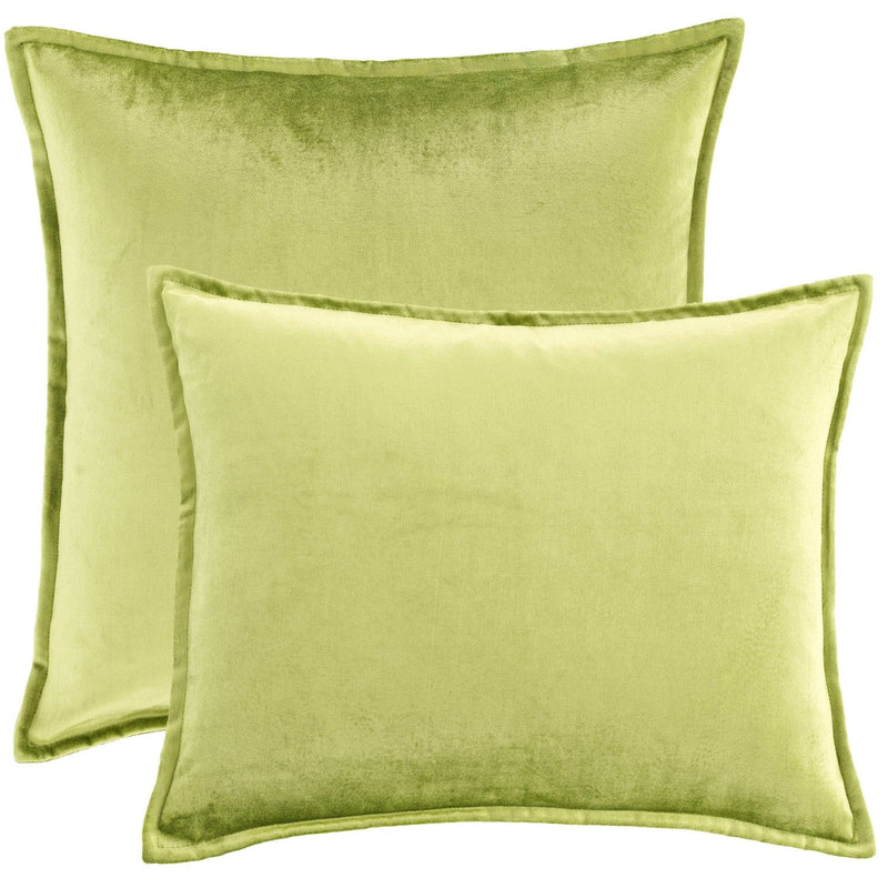 media image for panne velvet chartreuse decorative pillow by annie selke pc3340 pil16kit 1 273