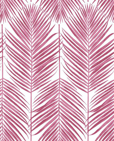 product image of sample paradise palm peel and stick wallpaper in cerise pink by nextwall 1 599