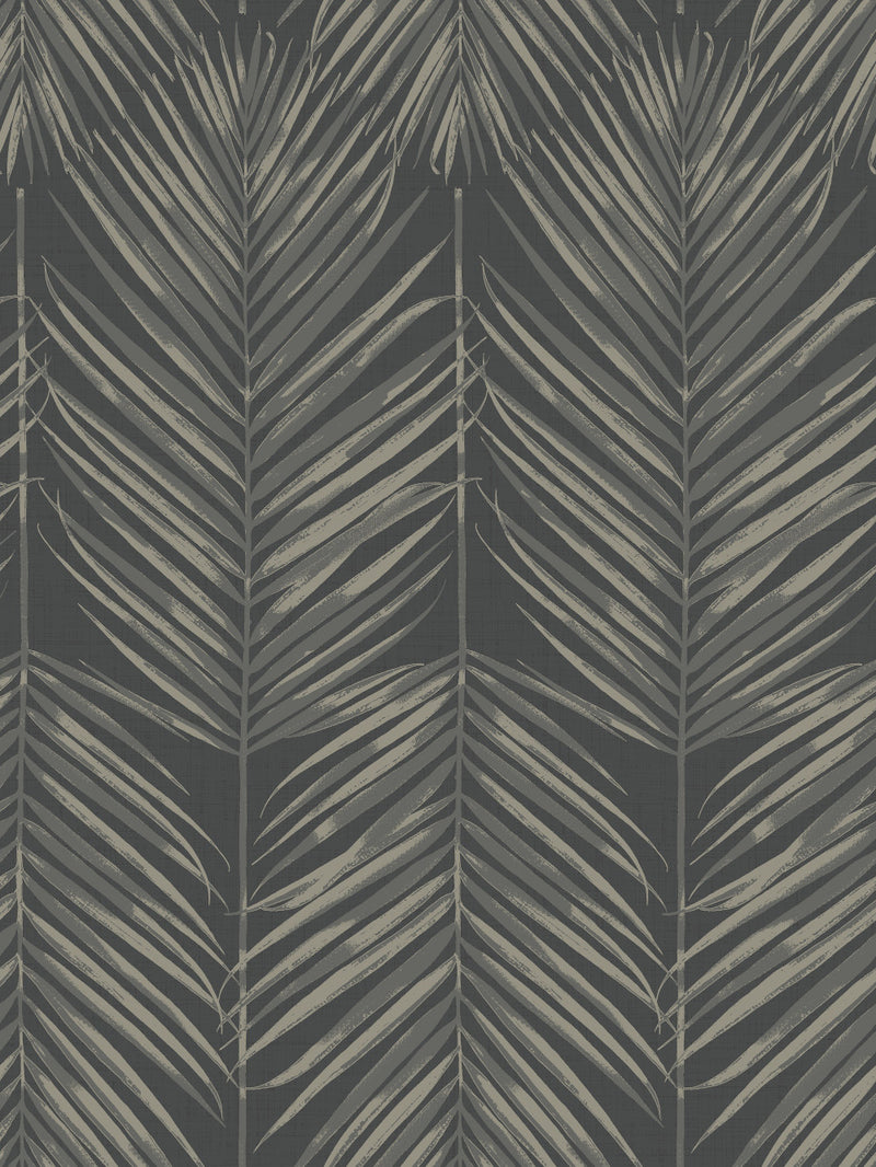 media image for Paradise Wallpaper in Black Sands from the Beach House Collection by Seabrook Wallcoverings 230