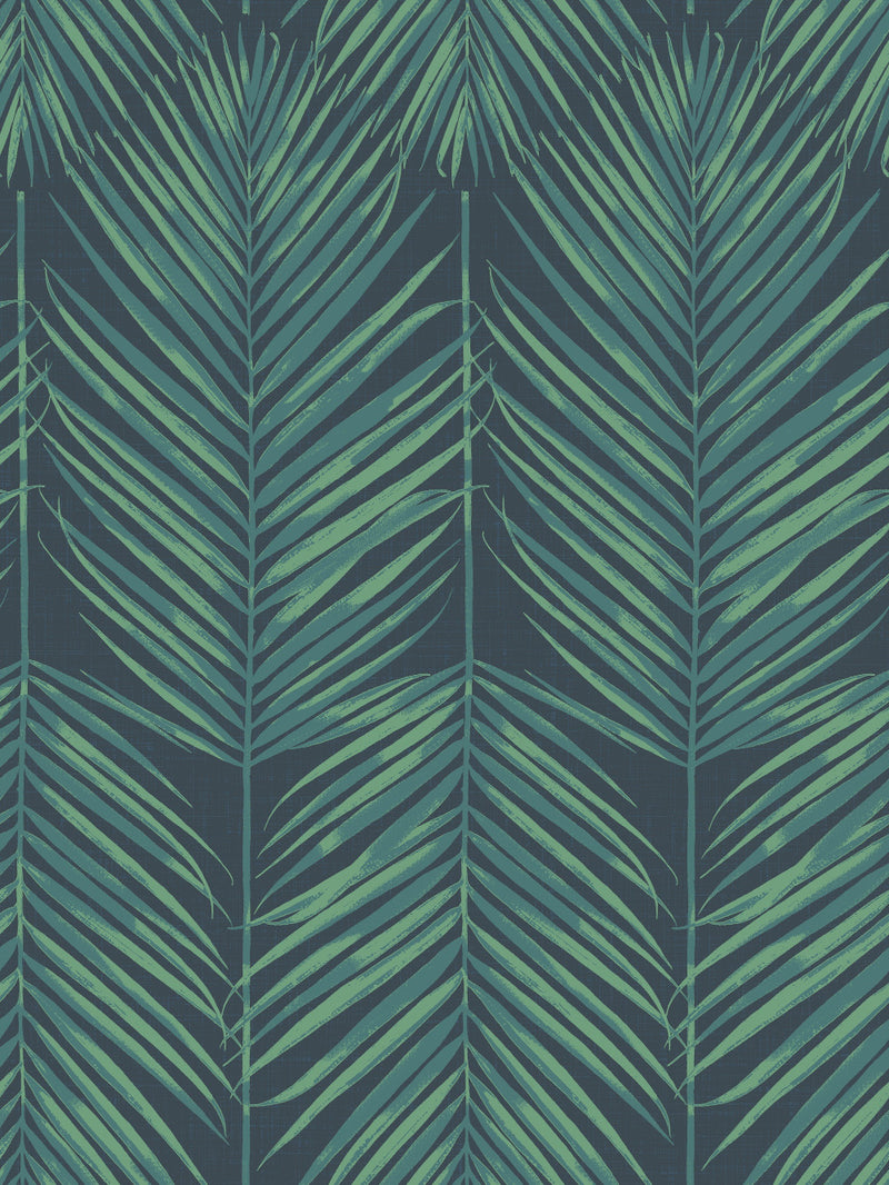 media image for sample paradise wallpaper in tropic midnight from the beach house collection by seabrook wallcoverings 1 264