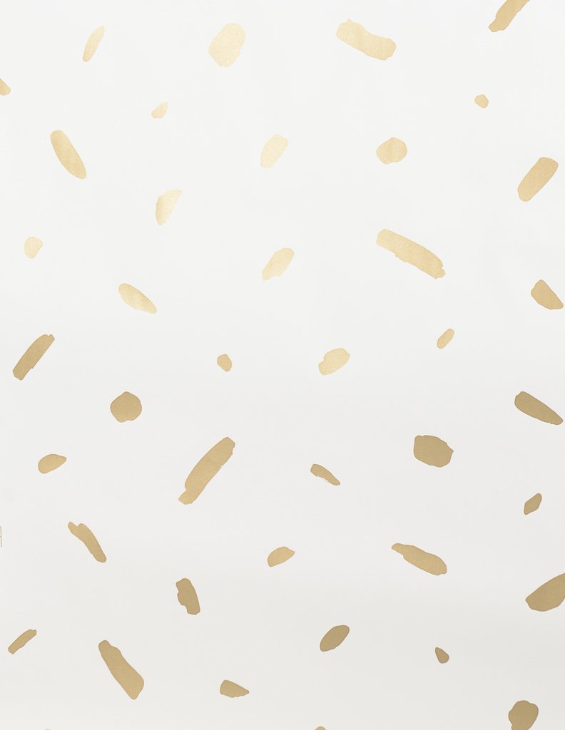 media image for sample pas de trois wallpaper in gold on cream design by juju 1 221