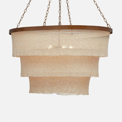 product image of Patricia Oval Woven Coco Beads Chandelier 519