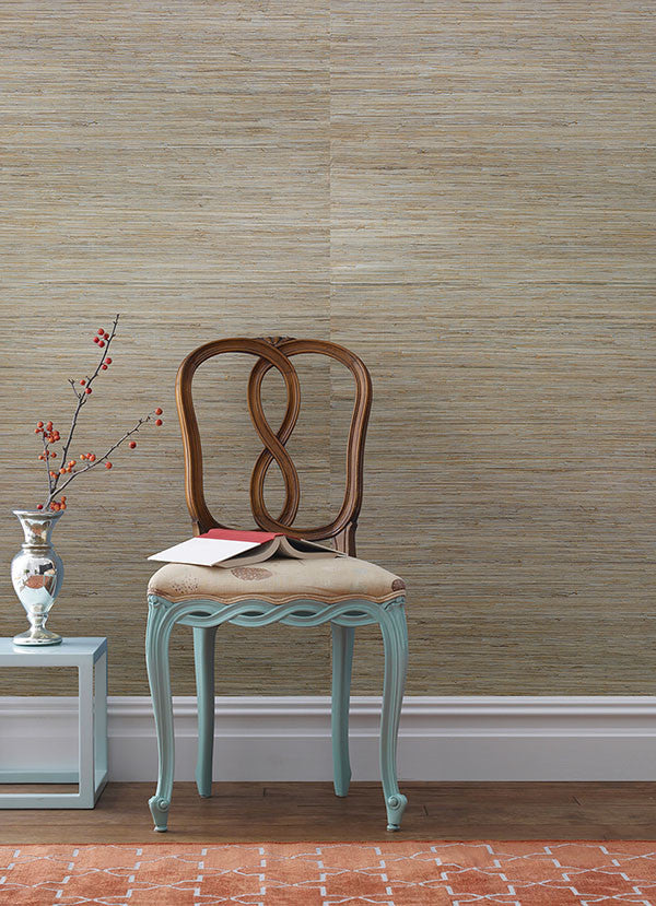 media image for Patryk Aqua Grasscloth Wallpaper from the Jade Collection by Brewster Home Fashions 263