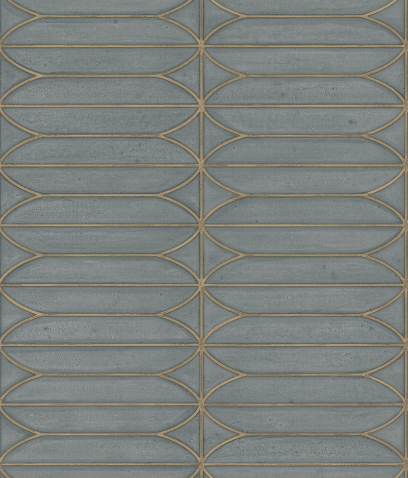 media image for Pavilion Wallpaper in Charcoal from the Breathless Collection by Candice Olson for York Wallcoverings 221