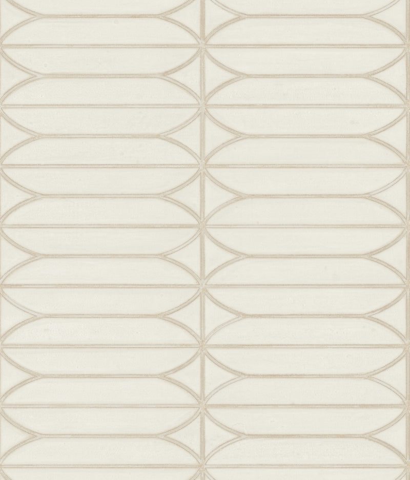 media image for Pavilion Wallpaper in Cream from the Breathless Collection by Candice Olson for York Wallcoverings 240