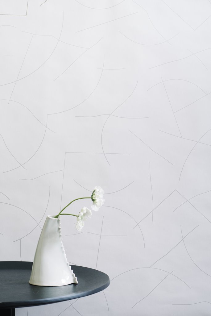 media image for Pavlova Wallpaper in Diamonds and Pearls on Cream design by Thatcher Studio 243
