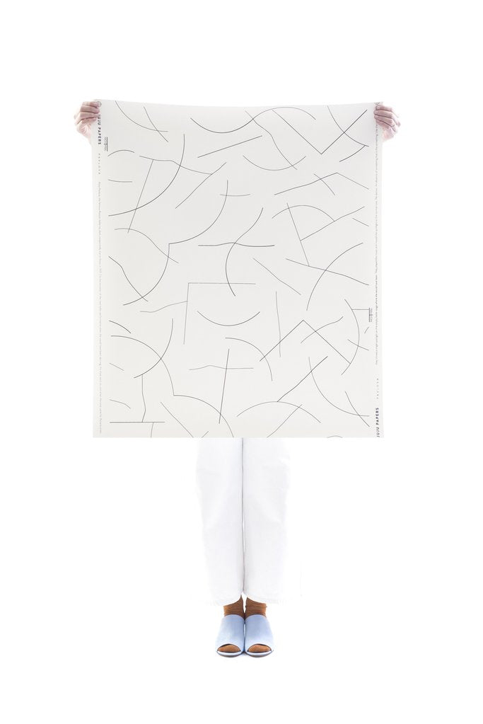 media image for Pavlova Wallpaper in Gunmetal on Cream design by Thatcher Studio 272