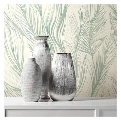 product image for Peaceful Plume Wallpaper in Light Blue from the Botanical Dreams Collection by Candice Olson for York Wallcoverings 41