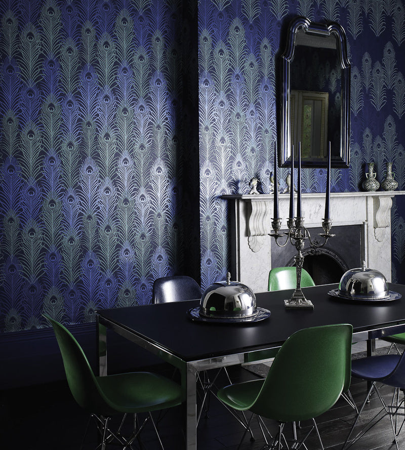 media image for Peacock Wallpaper by Matthew Williamson for Osborne & Little 210