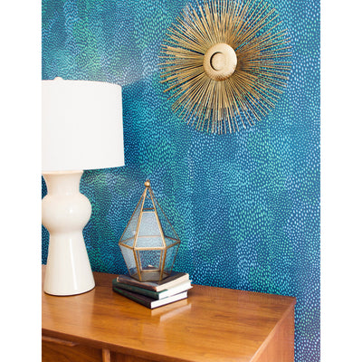 product image for Peaks Wallpaper in Blue, Teal, and Green by Stacey Day 76