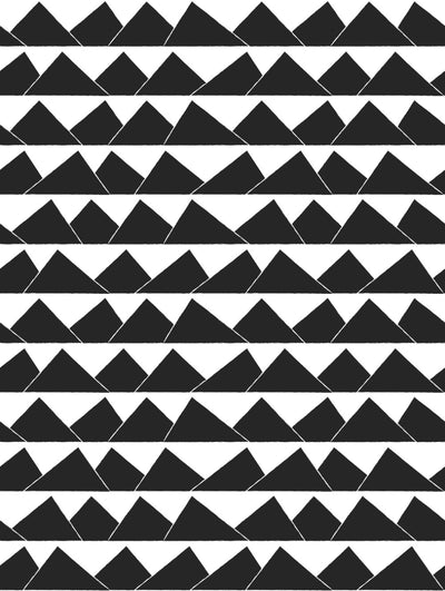product image for Peaks Wallpaper in Charcoal by Marley + Malek Kids 47