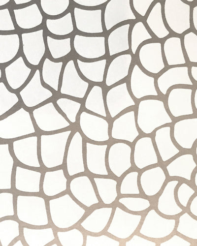product image of sample peel wallpaper in silver design by jill malek 1 533