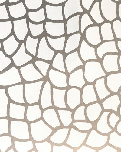 product image of sample peel wallpaper in silver design by jill malek 1 563