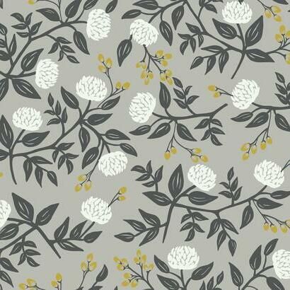 media image for Peonies Wallpaper in Grey from the Rifle Paper Co. Collection by York Wallcoverings 221