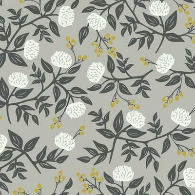 product image of sample peonies wallpaper in grey from the rifle paper co collection by york wallcoverings 1 558