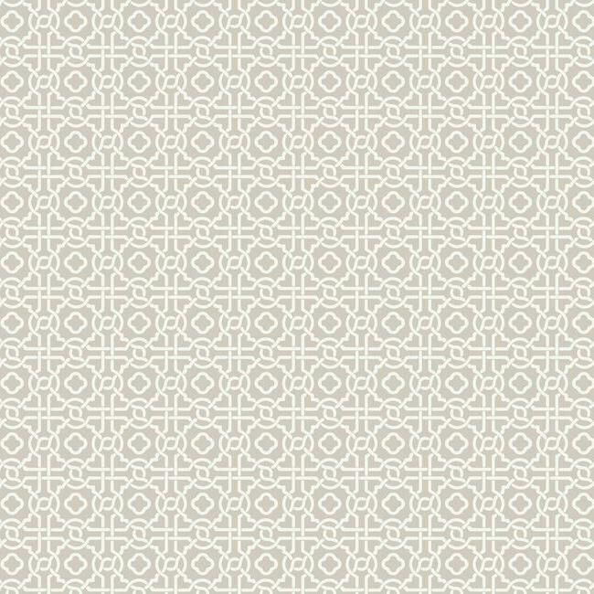 media image for Pergola Lattice Wallpaper in Taupe from the Silhouettes Collection by York Wallcoverings 229