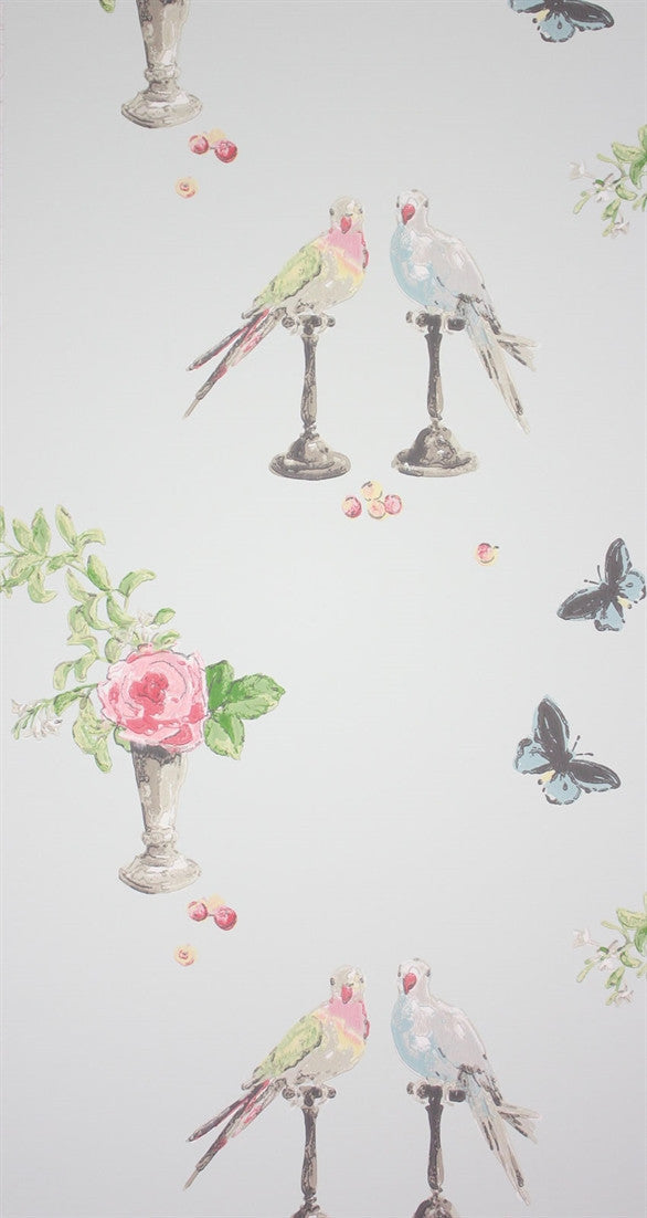 media image for Perroquet Wallpaper in Soft Multi by Nina Campbell for Osborne & Little 283