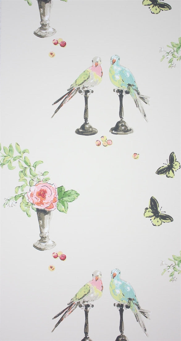 media image for Perroquet Wallpaper in Multi by Nina Campbell for Osborne & Little 269