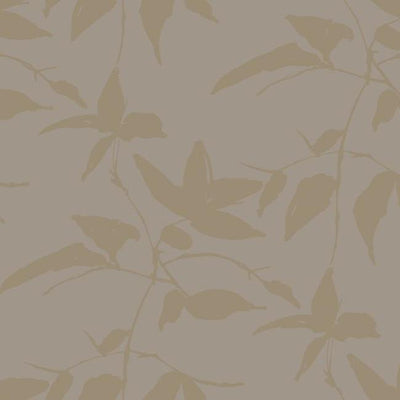 product image for Persimmon Leaf Wallpaper in Gold and Taupe from the Tea Garden Collection by Ronald Redding for York Wallcoverings 89