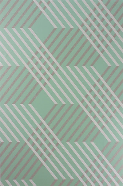 product image for Petipa Wallpaper in Mint from the Fantasque Collection by Osborne & Little 27