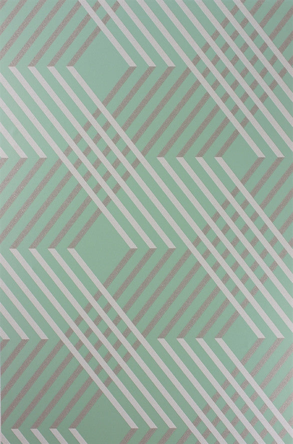 media image for Petipa Wallpaper in Mint from the Fantasque Collection by Osborne & Little 23