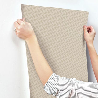product image for Pivots Wallpaper in Sand from the Geometric Resource Collection by York Wallcoverings 66