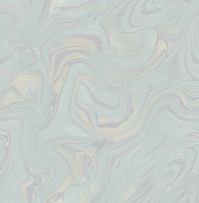 product image for Petra Wallpaper in Turquoise from the Sanctuary Collection by Mayflower Wallpaper 41
