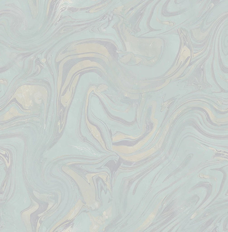 media image for Petra Wallpaper in Turquoise from the Sanctuary Collection by Mayflower Wallpaper 24