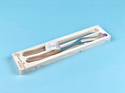 product image for laguiole french olivewood carving in wood box 4 22