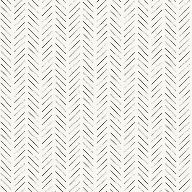 media image for Pick-Up Sticks Peel & Stick Wallpaper in Black and White by Joanna Gaines for York Wallcoverings 27