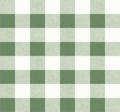 product image for Picnic Plaid Wallpaper in Greenery from the Beach House Collection by Seabrook Wallcoverings 43