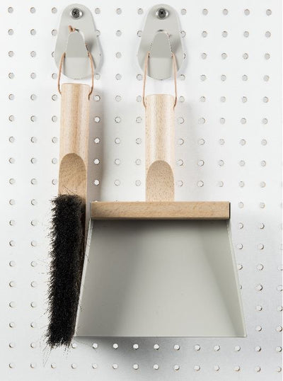 product image for andree jardin hand brush dustpan wall hook cream 2 86
