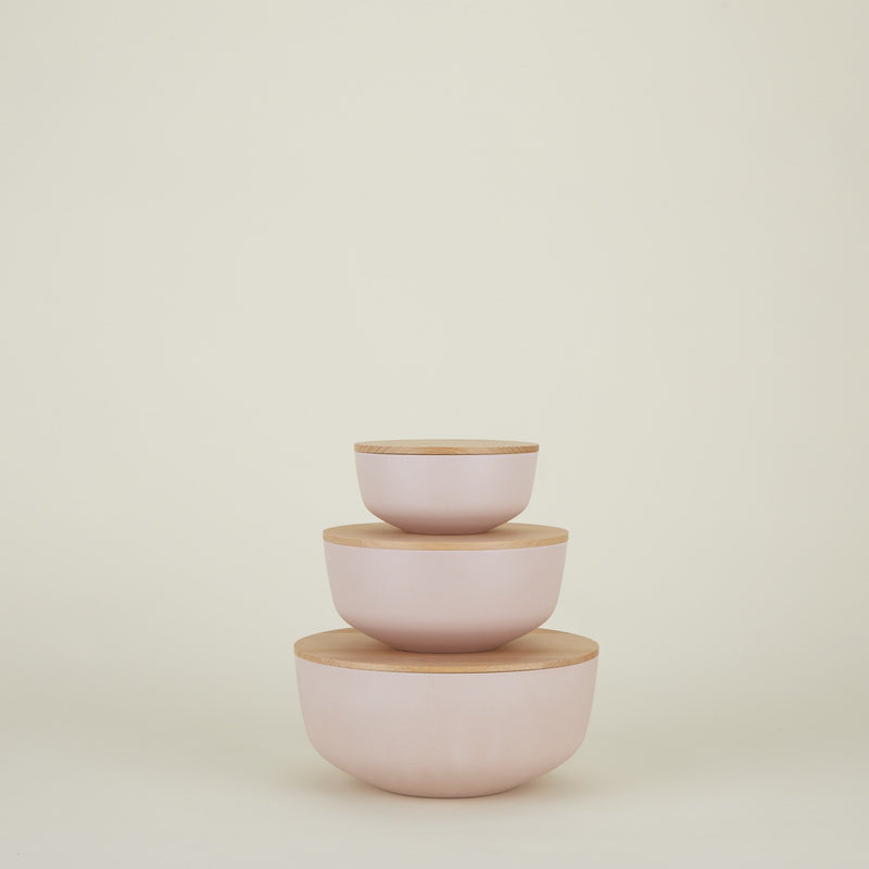 media image for Essential Lidded Bowls - Set of 3in Various Colors by Hawkins New York 288