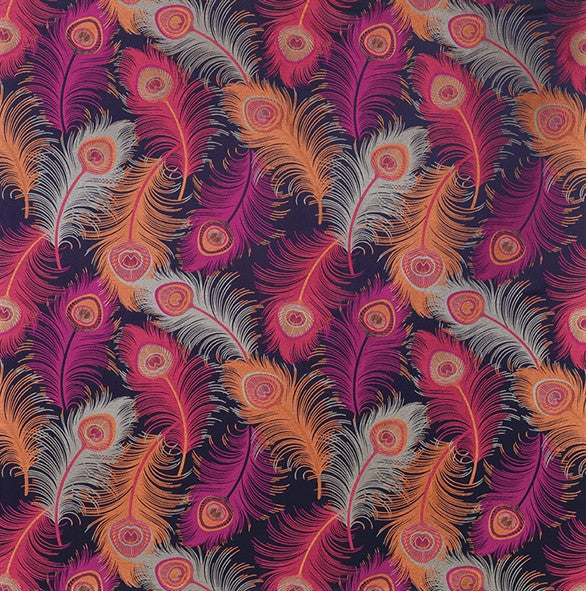 media image for Plumas Fabric in Ruby, Ginger, and Fuchsia by Matthew Williamson for Osborne & Little 278