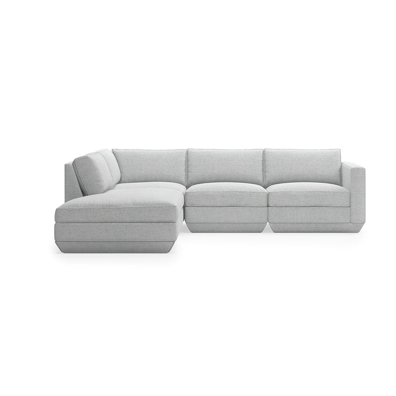 media image for podium modular 4 piece lounge sectional a by gus modern 1 231