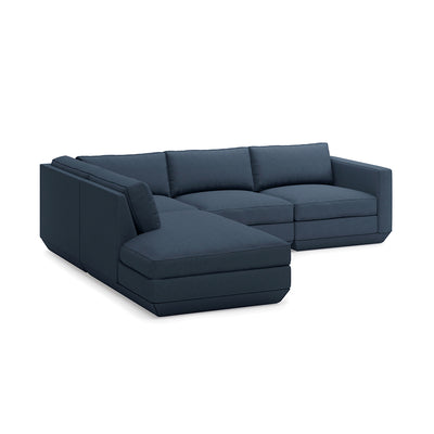 product image for podium modular 4 piece lounge sectional a by gus modern 14 50